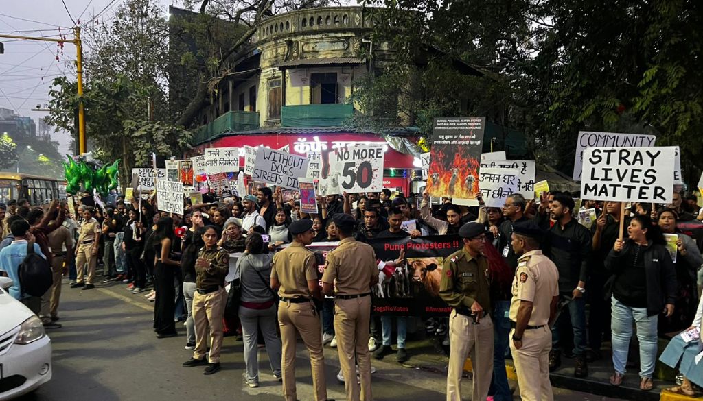 Animal Lovers Protest in Pune Over Supreme Court Orders on Stray Dog Management