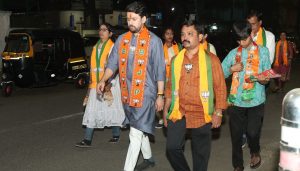 BJP Candidate Kunal Tilak Holds Door-to-Door Outreach in Subhashnagar