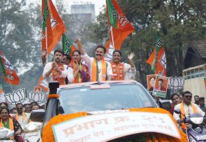 BJP Shows Strength with Massive Bike Rally in Ward 25