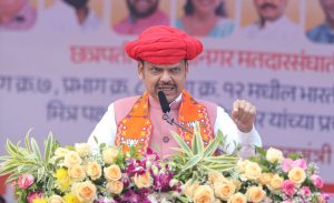 CM Devendra Fadnavis at PMC Poll Rally
