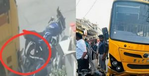 Drunk School Bus Driver in Pune Hits Four Two-Wheelers and a Car