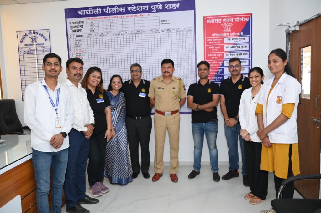 Health Camp for Police Personnel Held at Wagholi Police Station 1
