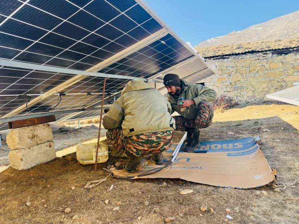 Indian Army Brings Round-the-Clock Power to Remote North Sikkim Border Hamlet