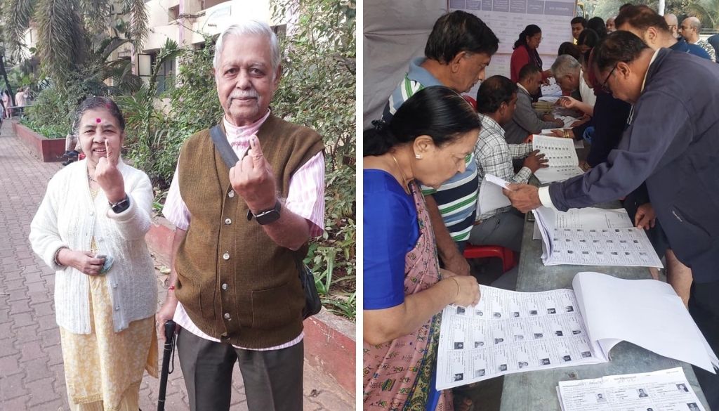 Low Early Turnout, Multi-Cornered Contest Marks Polling Day in Pune