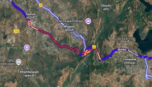 Mumbai Pune Expressway traffic jam