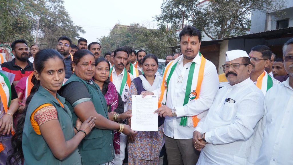 NCP Strengthens Grassroots Presence in Mhalunge with Padyatra