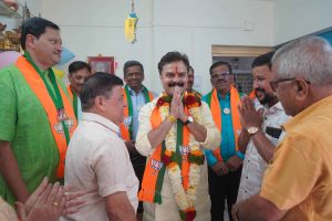 Raghavendra Mankar Interacts with Residents
