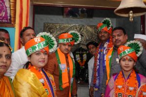 Rahul Kalate at BJP Campaign Launch in Ward 25