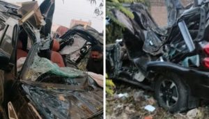 Three Critically Injured in Scorpio Crash on Pune–Solapur Highway