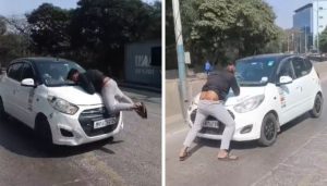 Woman Arrested for Dragging Man on Car Bonnet for 2 Km