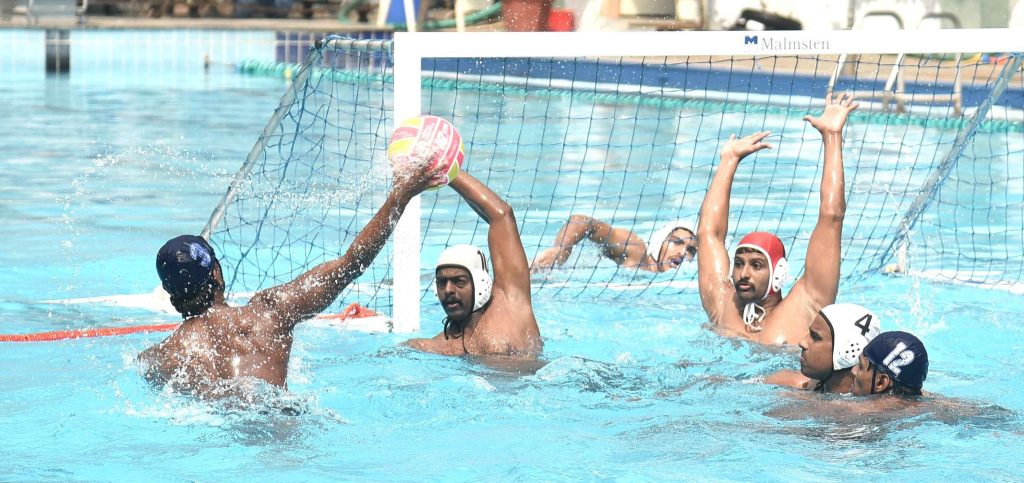 Action photo of match between Indian Airforce
