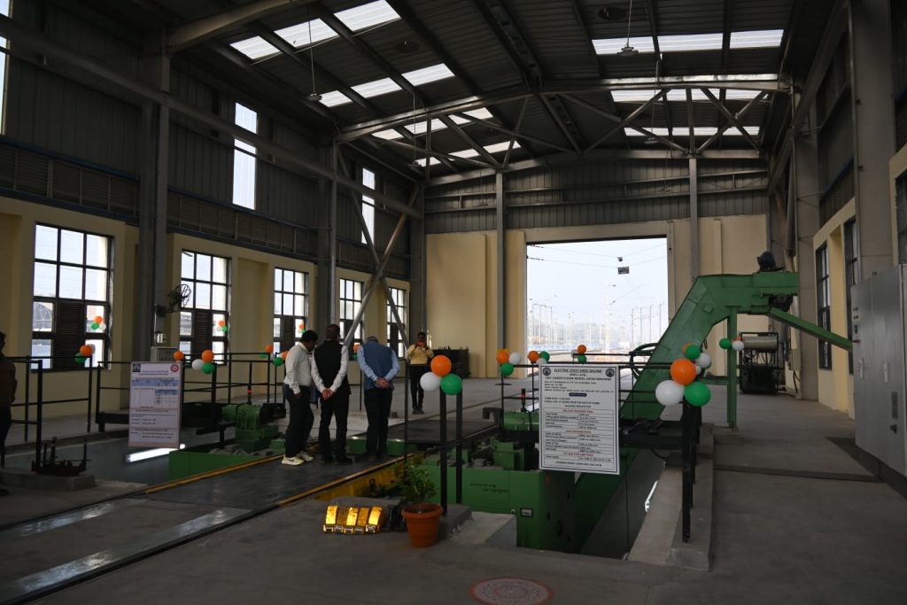 Electric Loco Shed Project Nears Completion at Daund