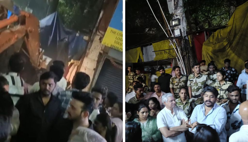 Illegal Vendors, Structures Cleared on JM Road, FC Road
