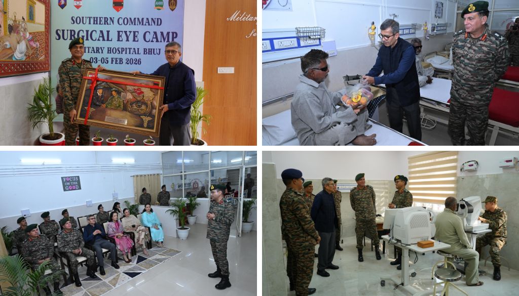 Indian Army Restores Vision to 200+ at Surgical Eye Camp in Bhuj