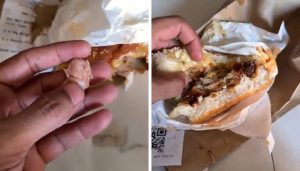 Kharadi Resident Alleges Chicken Found in Veg Burger