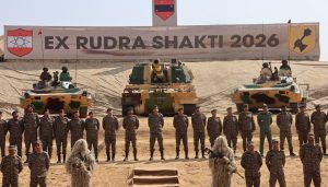 Lt Gen Dhiraj Seth Reviews Exercise Rudra Shakti