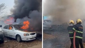 Over 50 Vehicles Destroyed in Blaze at Yerwada Land Records Office