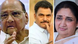 Sayaji Shinde Meets Sunetra and Sharad Pawar