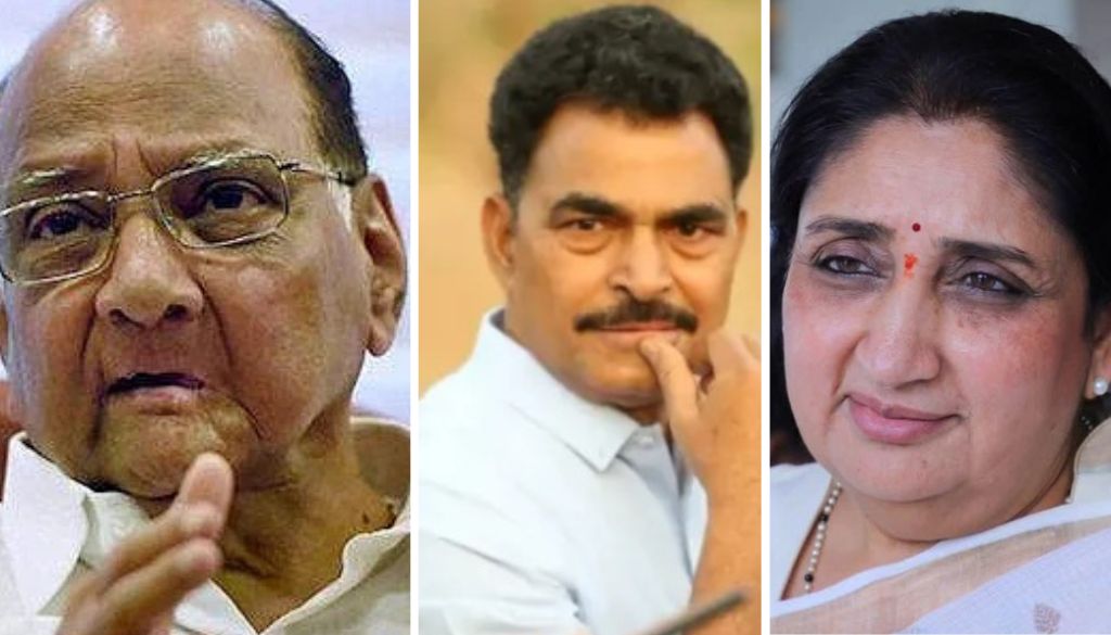 Sayaji Shinde Meets Sunetra and Sharad Pawar