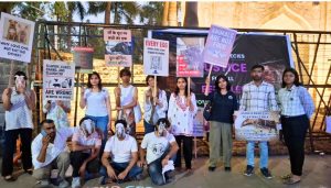 Animal Rights Activists Rally in Pune on Women’s Day to Raise Awareness on Female Animals