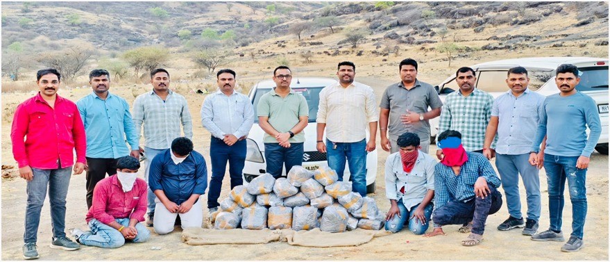 Crime Branch Seizes 95 kg Ganja Worth Rs 99.93 Lakh