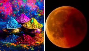 Lunar Eclipse Coincides with Dhulivandan