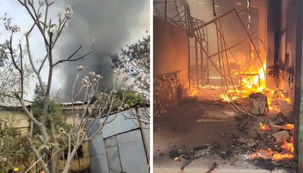Major Fire Destroys Furniture Factory in Wagholi