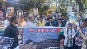 Muslim Community Organizes Massive Protest March to Mark International Quds Day