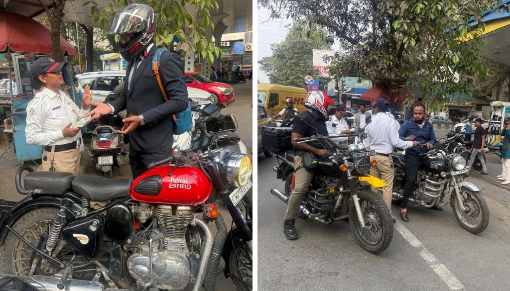Pune City Traffic Police conducted a massive three-day enforcement campaign