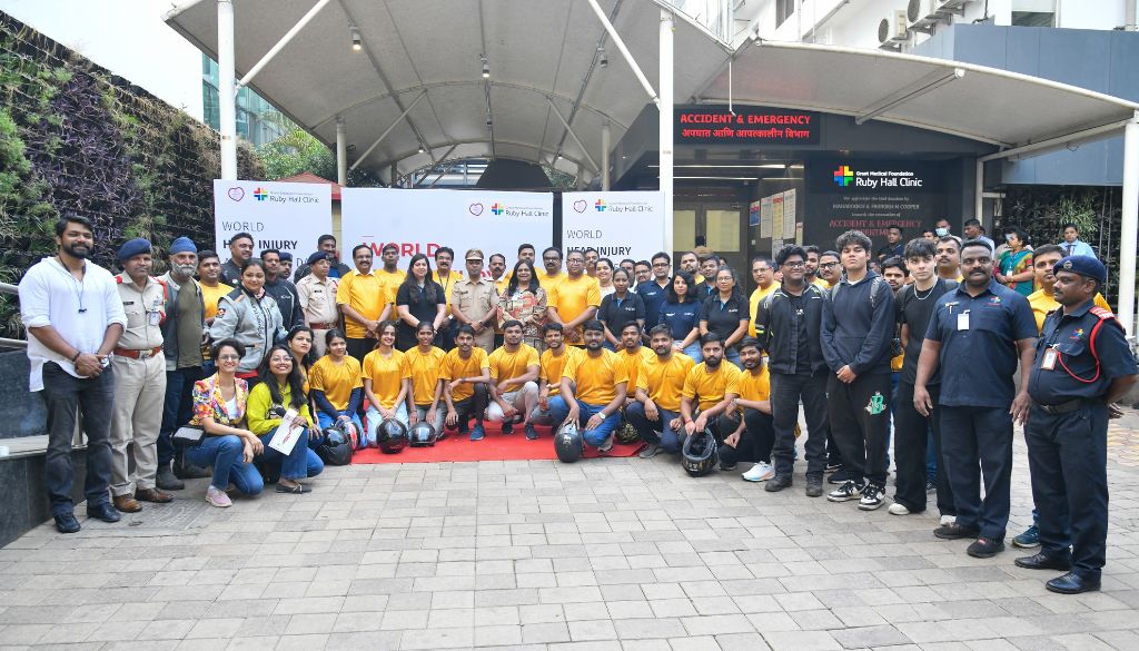 Ruby Hall Clinic Leads Road Safety Initiative with Bike Rally