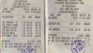 Wanowrie Hotel Under Scrutiny Over Extra Charge on Bill