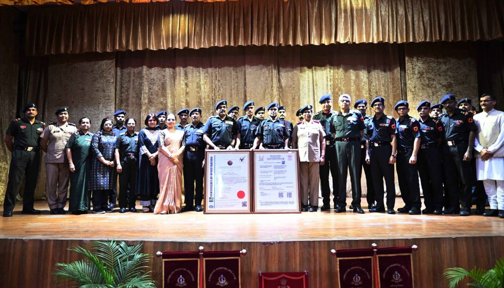 Command Hospital Pune Achieves Double Recognition with ISO Certification and RMT Honour