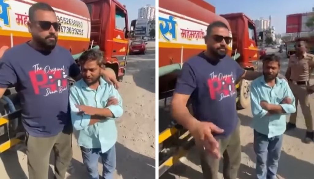 Drunk Tanker Driver Caught Entering Housing Society in Mohammadwadi
