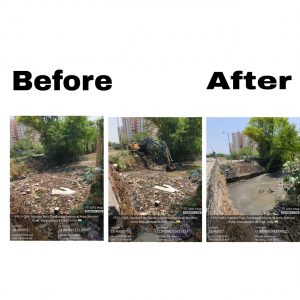 Garbage-Clogged Stream in Wadgaon Khurd Cleared After Weeks of Complaints