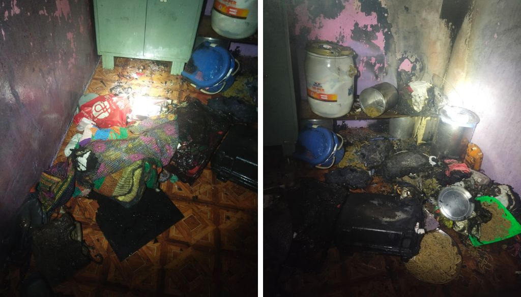 House Catches Fire near Thermax Chowk in Pimpri