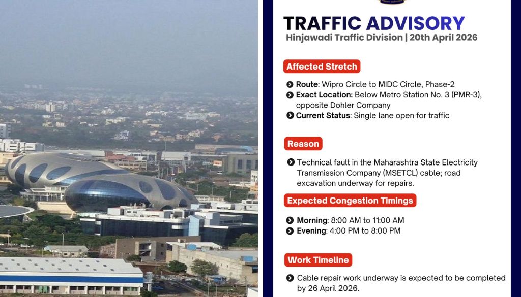 Key IT Corridor in Hinjewadi Hit by Traffic Curbs Till April 26