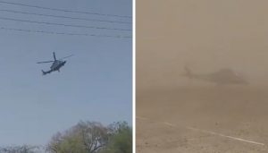 Major Mishap Averted as Chhagan Bhujbal’s Chopper Lands in Parking Area Instead of Helipad