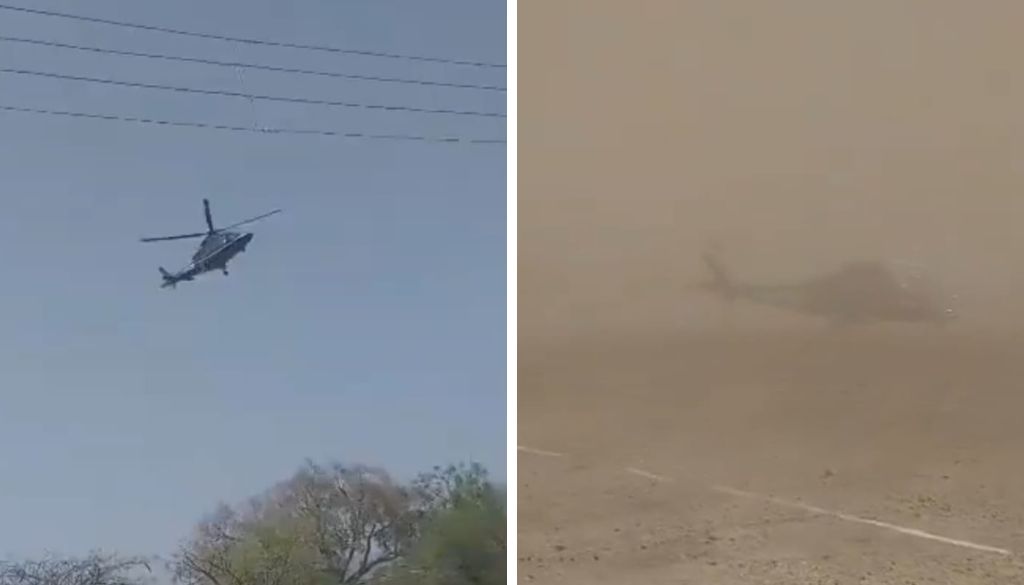 Major Mishap Averted as Chhagan Bhujbal’s Chopper Lands in Parking Area Instead of Helipad