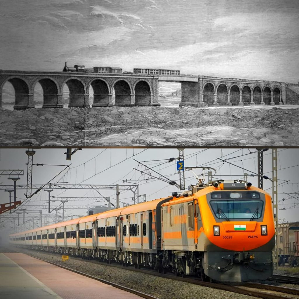 Original Thane Rail Bridge Image Redefines Early Train History