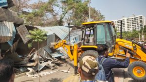 PCMC Cracks Down on Illegal Structures in Jagtap Dairy-Wakad