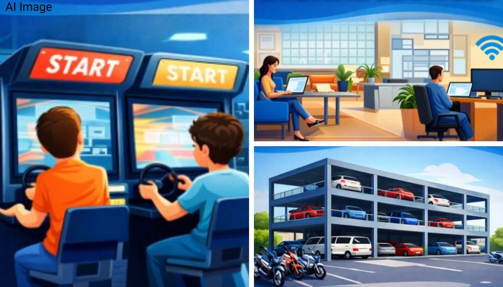 Railways Introduce Digital Lounges, Multi-Level Parking, Gaming Zones Across Stations