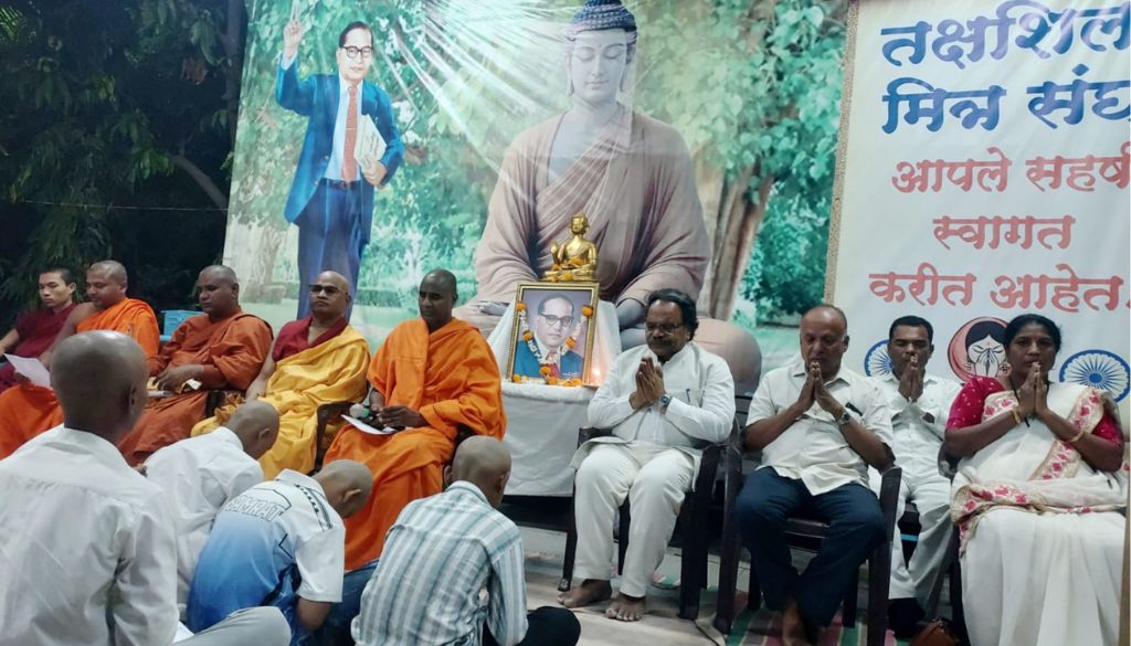 Two-Week Shramanera Camp Begins at Takshashila Buddha Vihara in Akurdi