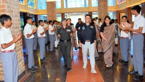 Army Public School (APS), Pune, hosted a momentous session as Group Captain Subhanshu Shukla,