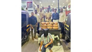 Bharati Vidyapeeth Police Seize 35 Kg Ganja