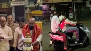 Birthday Cake-Cutting on Busy Road in Yerawada Lands Former NCP Corporator in Trouble
