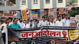Citizens Stage Massive Protest Against Frequent Power Outages in Baner-Balewadi Region