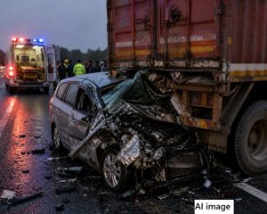 Fatal Rear-End Collision on Mumbai-Pune Expressway Claims One Life