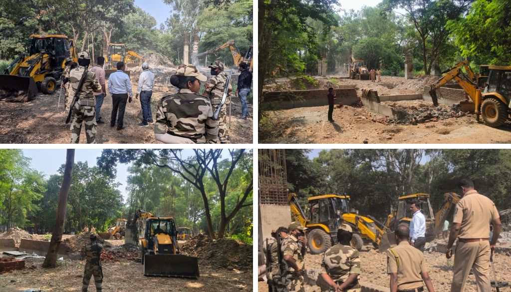 Illegal Structure Inside Joggers Park Demolished After Mangala Kadam-Mahesh Landge Controversy