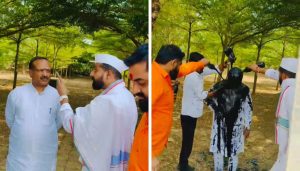 Ink Attack at NCP(SP) Leader Vikas Lawande