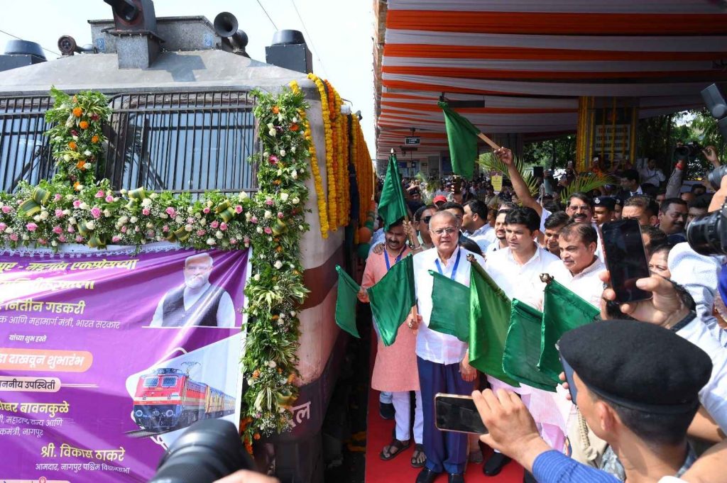 Nagpur–Madgaon Express Regularised, Inaugural Service Flagged Off from Nagpur